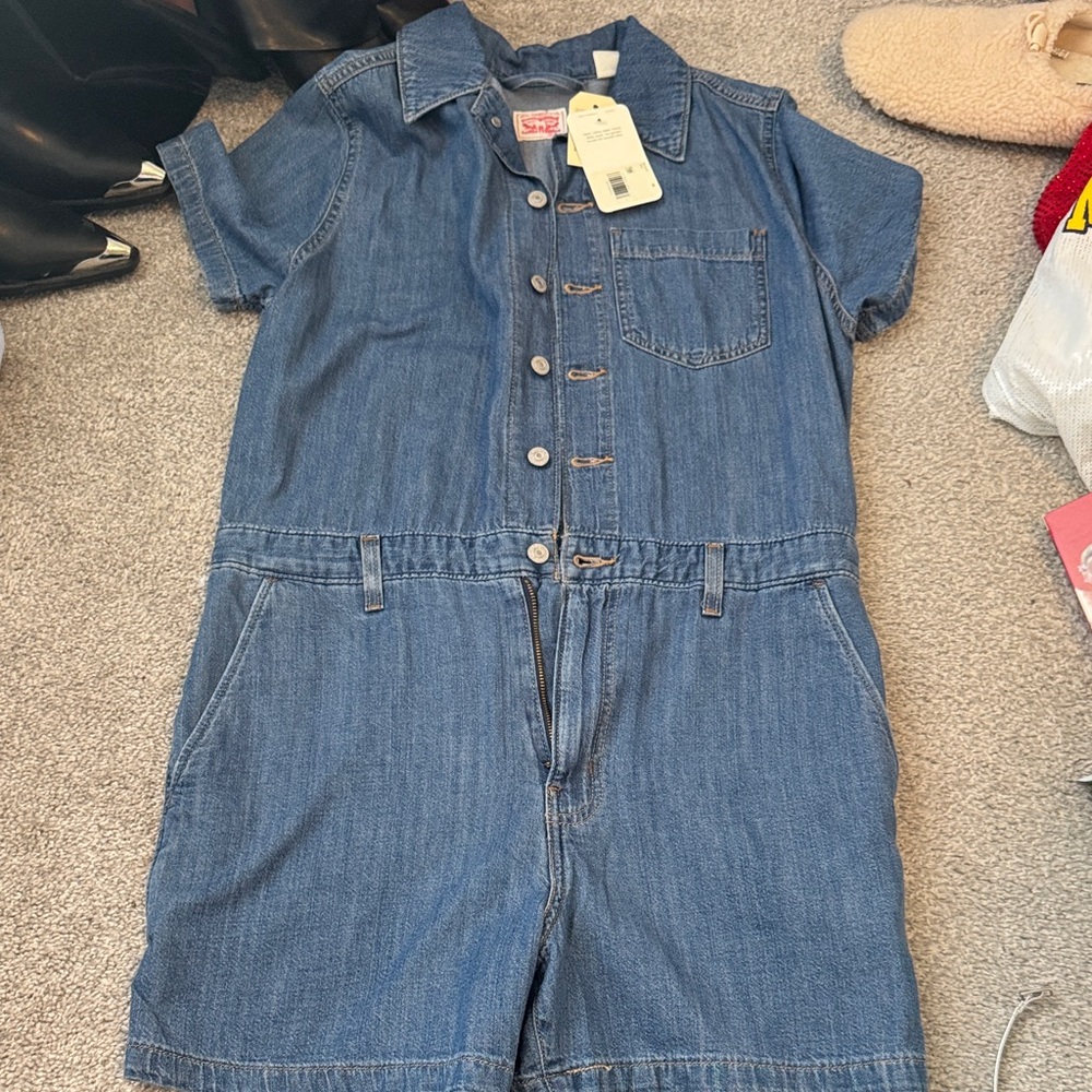 Levi’s Blue Denim Romper